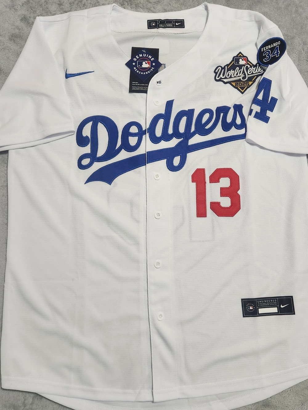 M. Muncy Dodgers WS Jersey